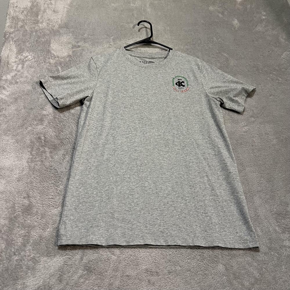Kill Crew Shirt Mens Medium Gray Fighters Club Porrada Series Graphic Gym Tee